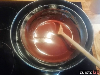 Une belle ganache bien lisse