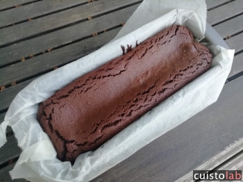 Le gâteau à la sortie du four