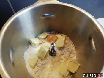 Préparation de la pâte