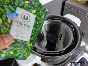 Le thé vert en feuille
