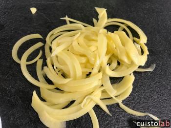 Linguines de pomme de terre