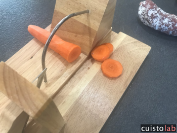 Les rondelles de carotte