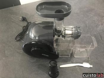 Avis Extracteur de Jus, Aicok Slow Juicer avec fonction reverse de Aicok