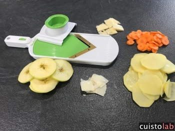 Avis Mandoline à main avec protège doigt Moulinex K0870314 Fresh Kitchen de Moulinex