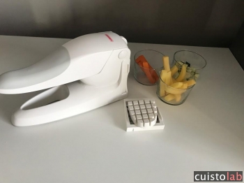 Avis Coupe-frites 3206 plastique blanc 15,4 x 9,2 x 29,5 cm de Leifheit