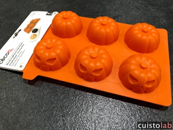 Avis Moules à gâteaux individuels 6 citrouilles de Cécoa