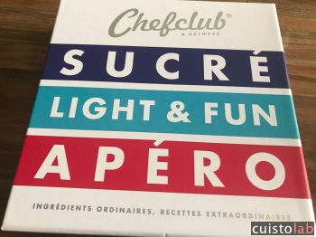 Avis Le Coffret Chefclub : Sucre, Light & Fun, Apero de Chefclub