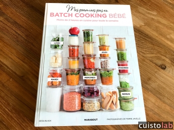 Avis Mes menus pour bébé en batch cooking de Marabout