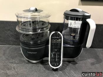 Avis Mixeur cuiseur Babymoov Nutribaby+ Industrial Grey de Babymoov