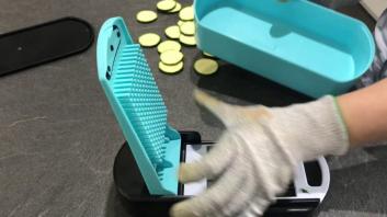 Réalisation de cubes de courgette avec le Super Slicer de Ard Time