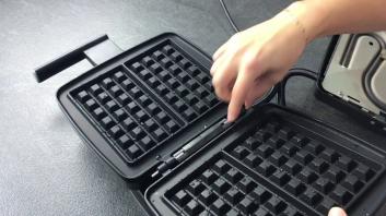 Gaufrier Frifri changement de plaques à gaufre