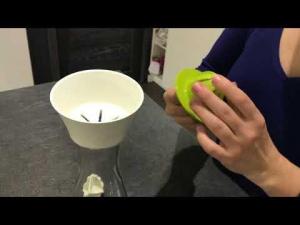 Présentation de la carafe presse agrumes Vacuvin