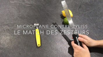Zesteur Microplane contre Zyliss
